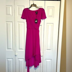 DKNY Pink High Low Dress